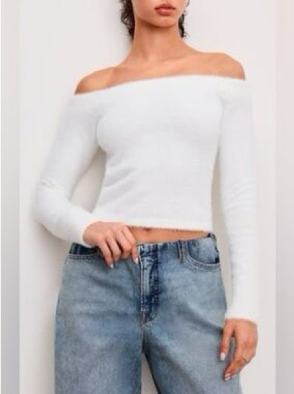 NWT Good American Fuzzy Sweater Size 3X